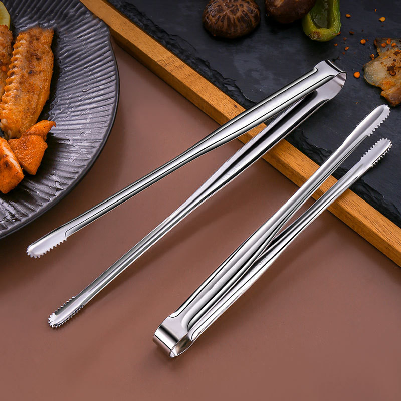 สแตนเลสสตีลแหนบย่างคลิปอาหารBB - Hi Tech Kitchen Accessories บทวิจารณ์และราคา