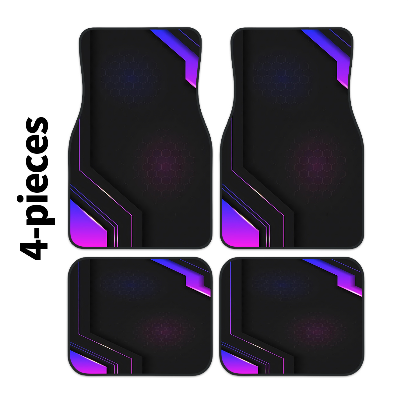 แผ่นรองพื้นรถยนต์ลายเรขาคณิตไฮ - Tech Accessories Luxury บทวิจารณ์และราคา