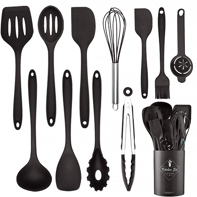 12ชิ้นเครื่องครัวซิลิโคนกันติด - Hi Tech Kitchen Accessories บทวิจารณ์และราคา