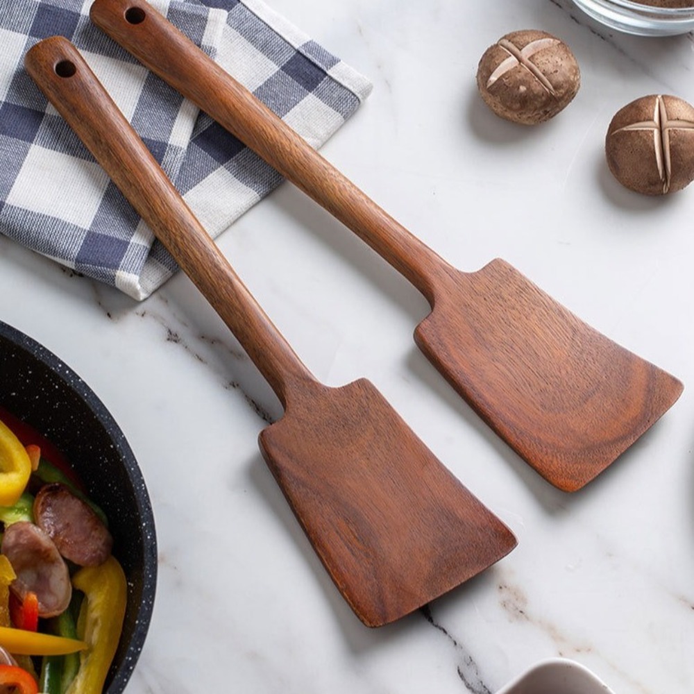 ไม้พายทำอาหารไม้เนื้อแข็งขนาด  - Hi Tech Kitchen Accessories บทวิจารณ์และราคา