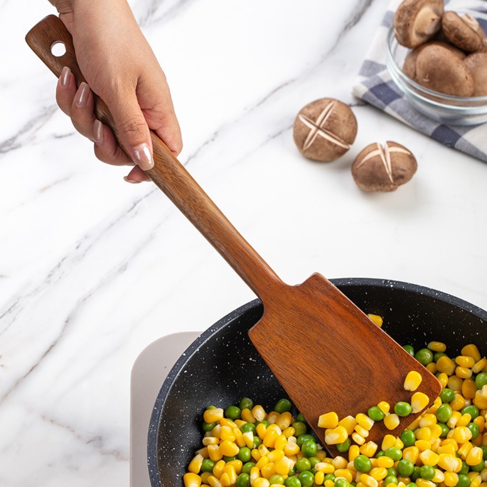 ไม้พายทำอาหารไม้เนื้อแข็งขนาด  - Hi Tech Kitchen Accessories บทวิจารณ์และราคา